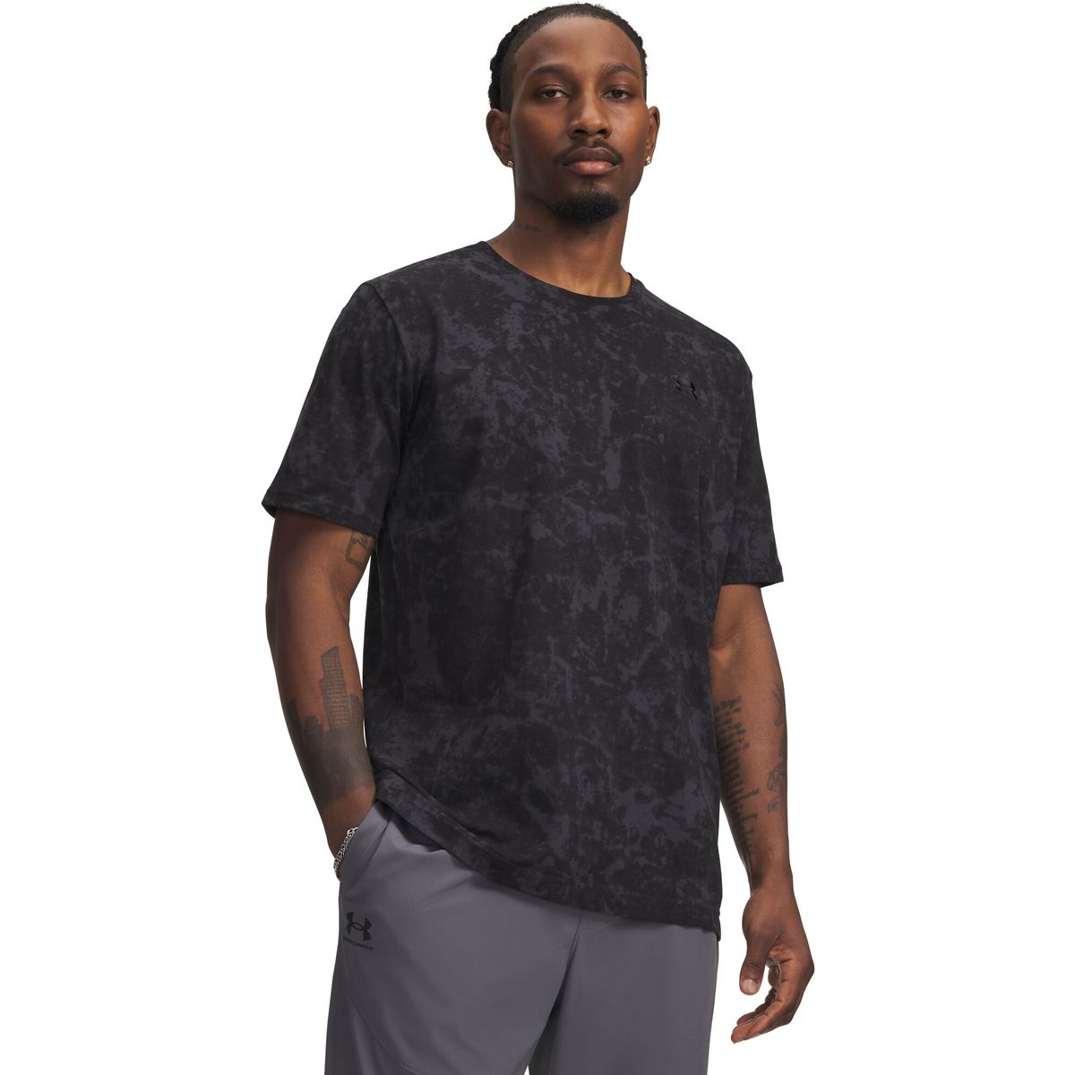 Under Armour M Icon SS Novelty black ultimate black (008) M 6013605-008-MD
