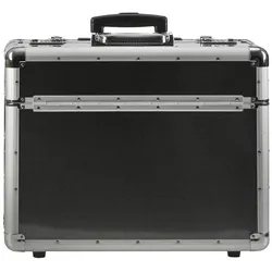 Alumaxx Pilotenkoffer Aktenkoffer Trolley Business mit Notebookfach bis 17" Carbon-Look