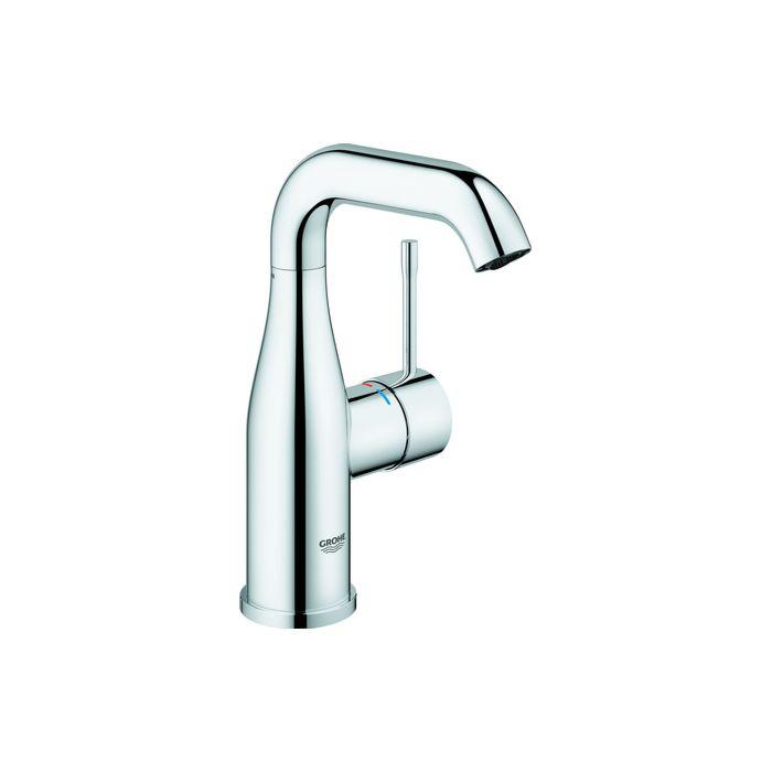 Grohe Essence Waschtischarmatur 23798001 chrom, M-Size, mit Push-open Ablaufgarnitur