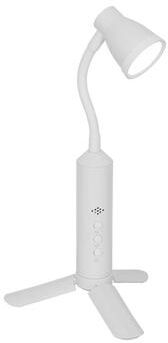 United Premium USB Rechargeable Dimmable LED Tripod Desk Lamp Adjustable Modern Desk Lighting white
