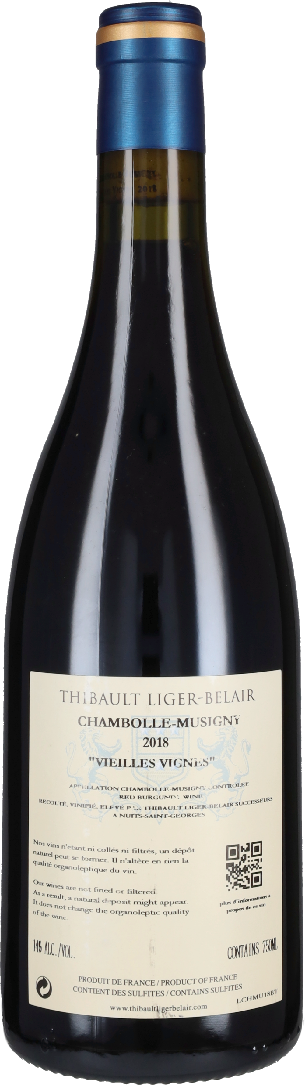 Chambolle Musigny Vieilles Vignes Thibault Liger-Belair 2018