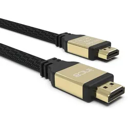 Inca IHD-02 HDMI-Kabel 2 m HDMI Typ A (Standard) Schwarz, Gold