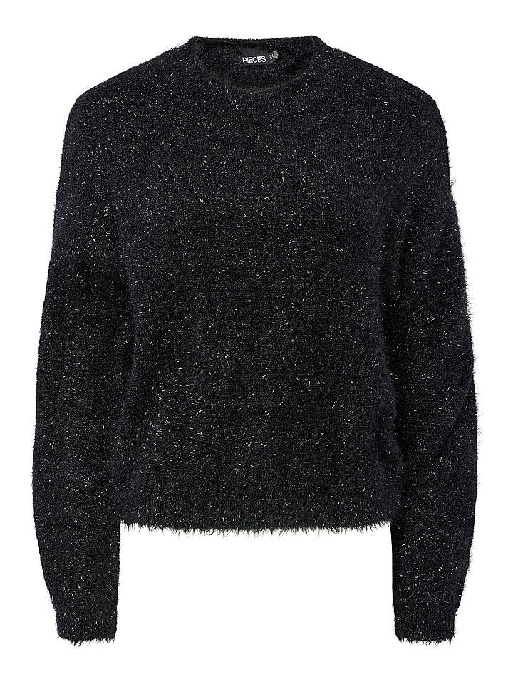 Pieces Pullover "Mie" in Schwarz - XS