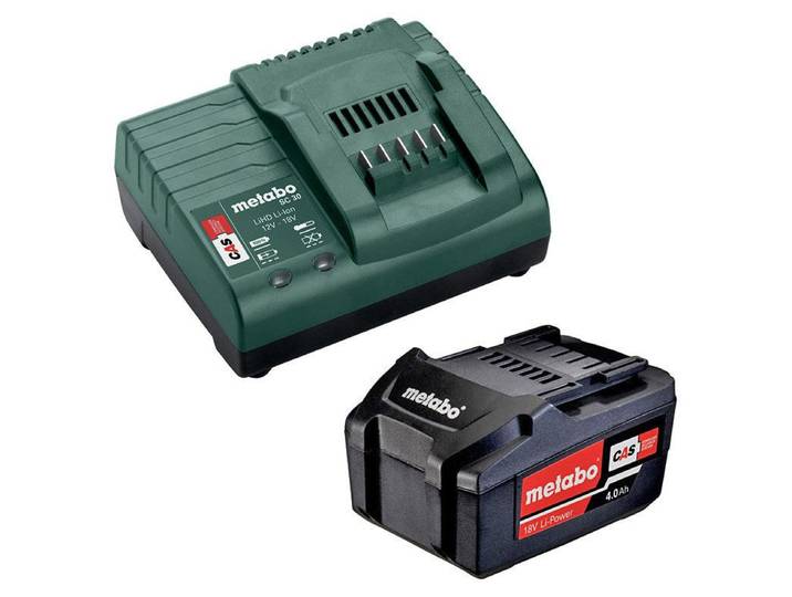 Pack de base METABO 1 Batterie 4\,0Ah + 1 Chargeur SC 30
