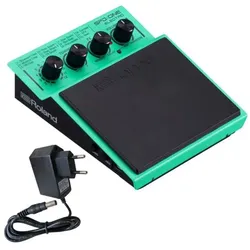 Roland SPD One Electro Percussion Pad mit Netzteil (E-Drum), Schlagzeug, Schwarz
