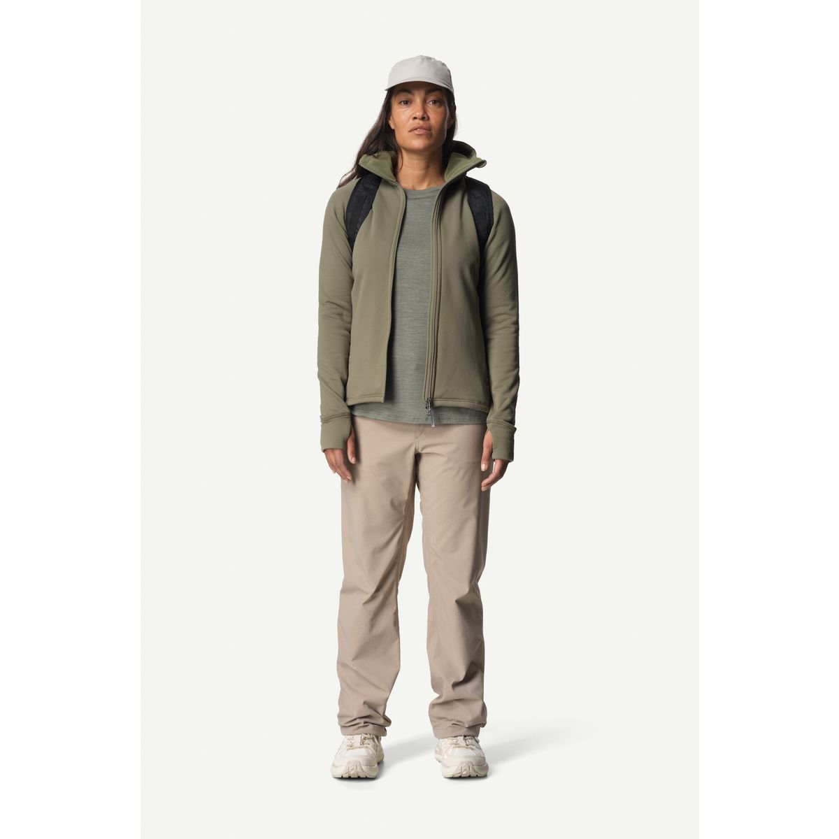 Houdini W's Power Houdi sage green (D40) S 830062-D40-S