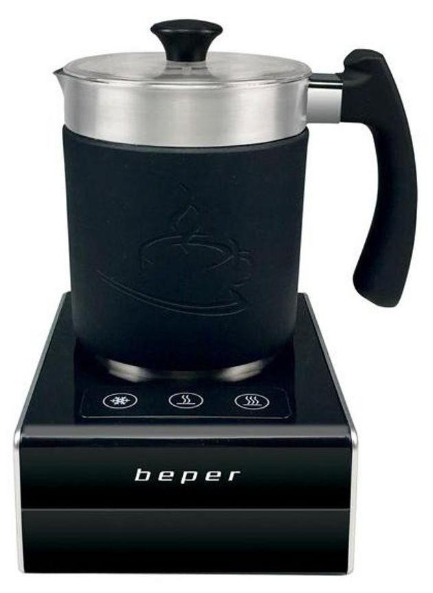Beper BB.200 Vrijstaande Melkschuimer met Inductieverwarming, Inhoud 0,5 liter
