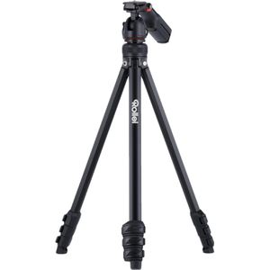 Rollei Compact Creator Star Stativ, Höhe bis 152 cm, für Smartphone & Kamera, mit 2-Wege-Kopf Dreibein