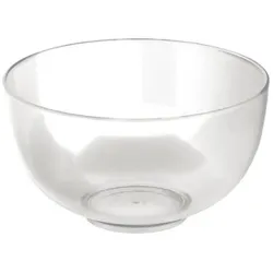 MONOUSO - Plastikschüssel Durable SAN "Classic" Transparent 120ml (6 Stück)