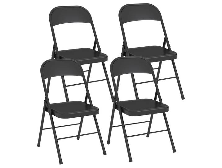 Klappstuhl LIST 4er Set schwarz