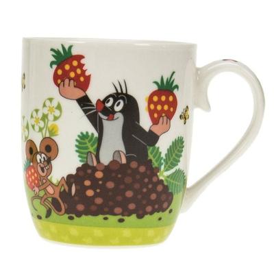 Kindertasse 'Der kleine Maulwurf' -Erdbeere