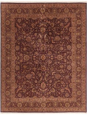 SAFAVIEH Couture Hand-knotted Royal Kerman Urania Traditional Oriental Wool Rug with Fringe
