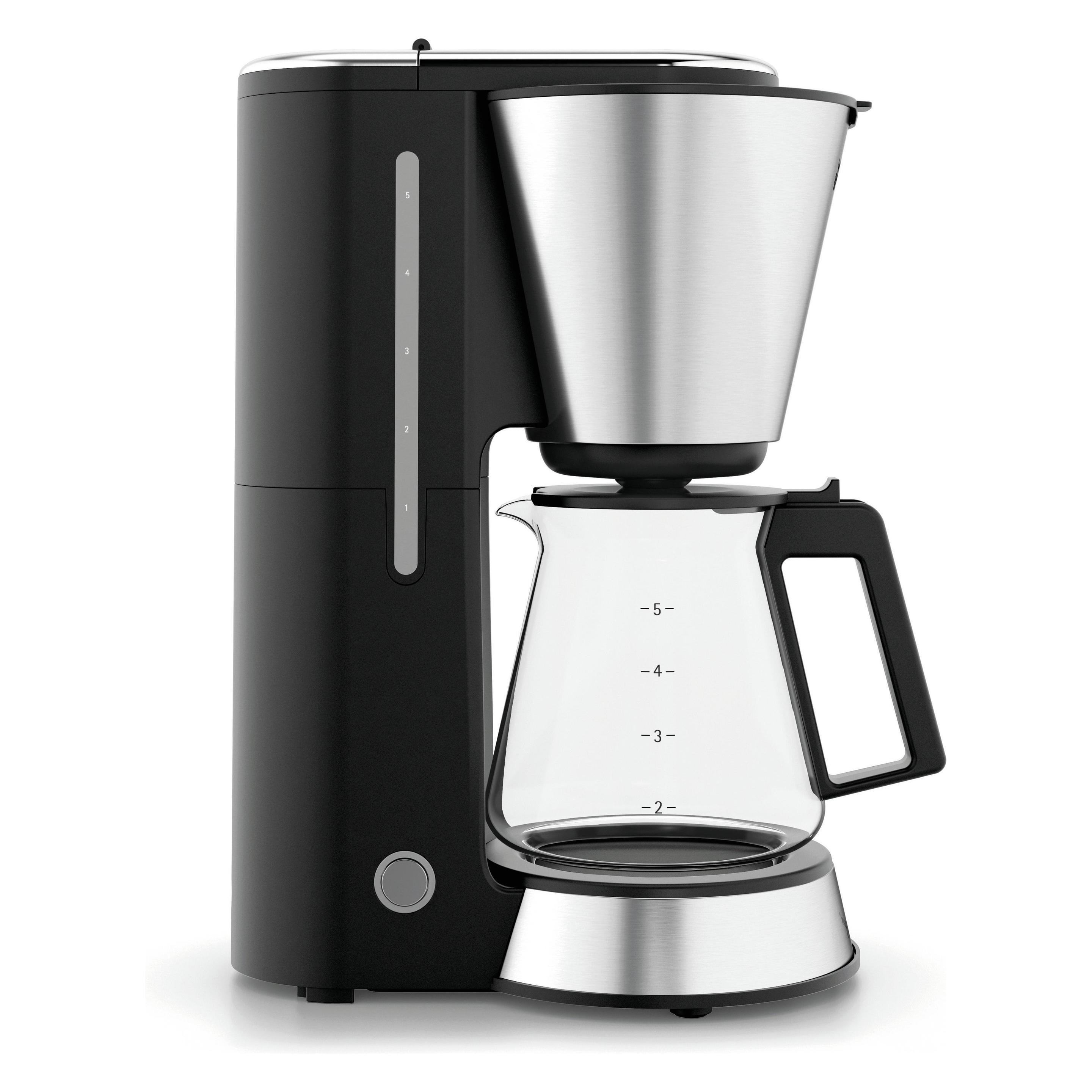 WMF Kaffeemaschine Filterkaffeemaschine Glaskanne 5 Tassen Küchenminis 760W (0412270011)