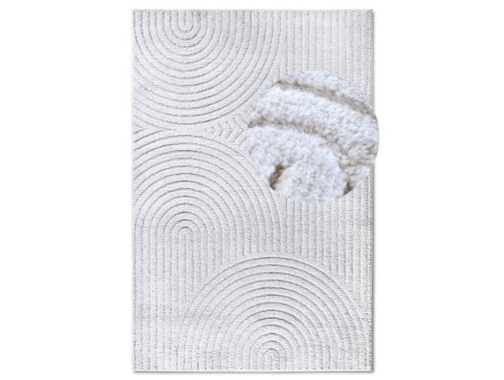Tapis dept à relief crème - elle décoration 200x280cm