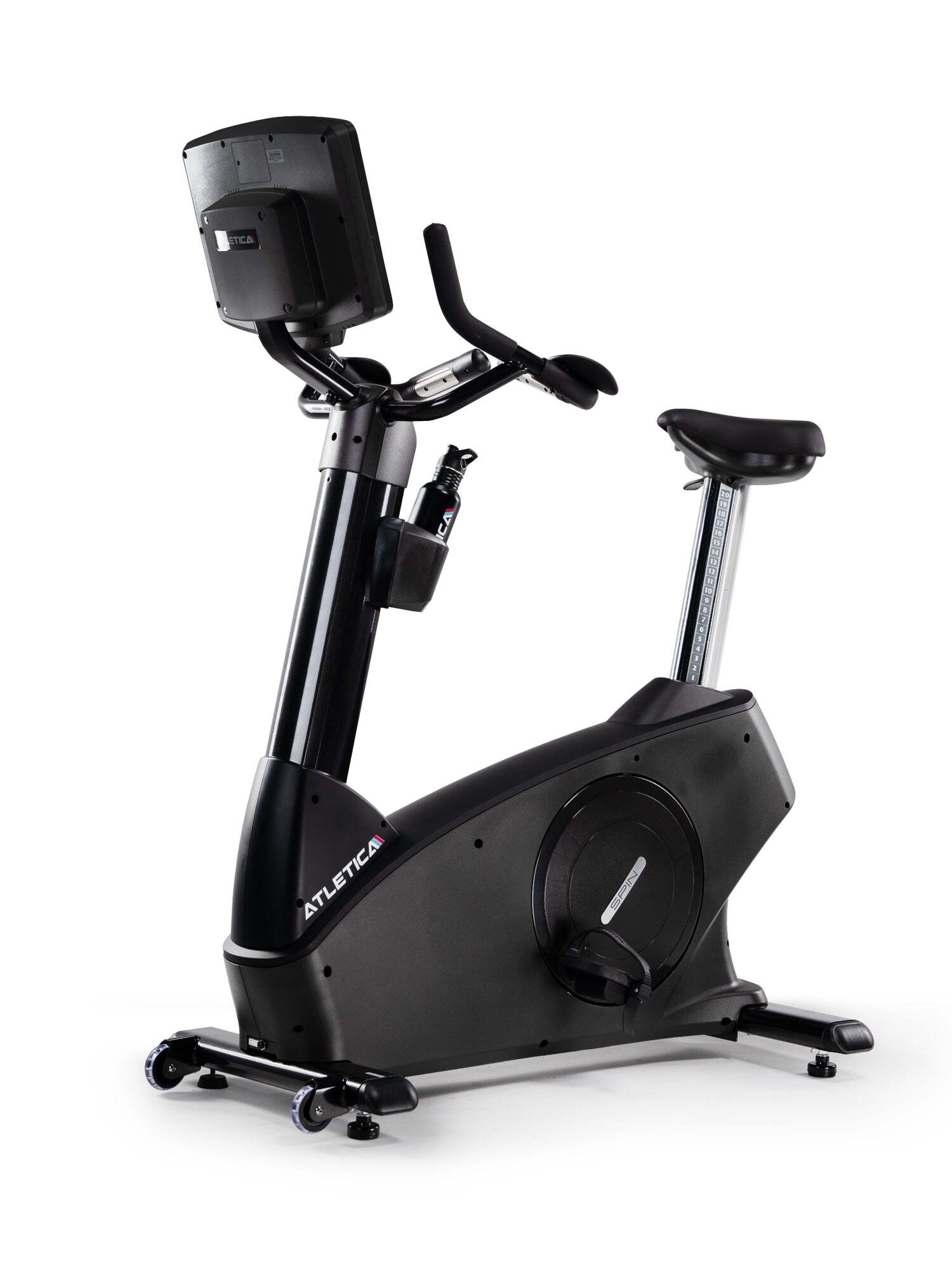 ATLETICA ReVolve | High-End Ergometer | Für klassische lange Ausdauereinheiten I Dualer Riemenantrieb I Aluminiumgestell I Geräuscharm