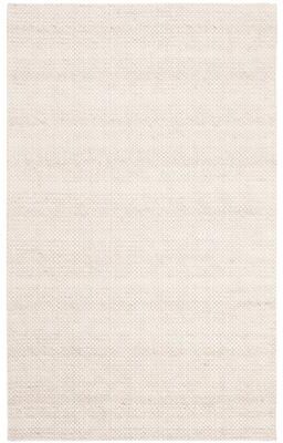 SAFAVIEH Handmade Marbella Casual Stripe Beige/Brown Wool Rug