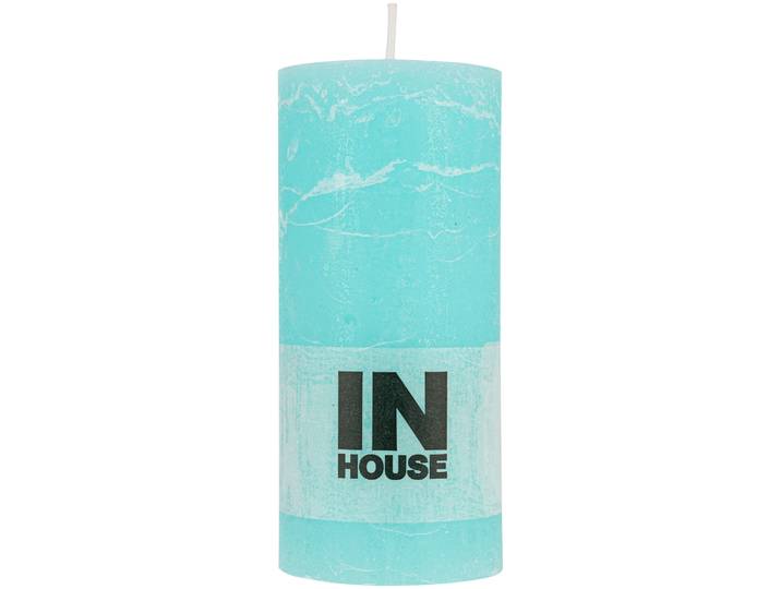 Inhouse Zylinderkerze Rustic 68x150 Minze