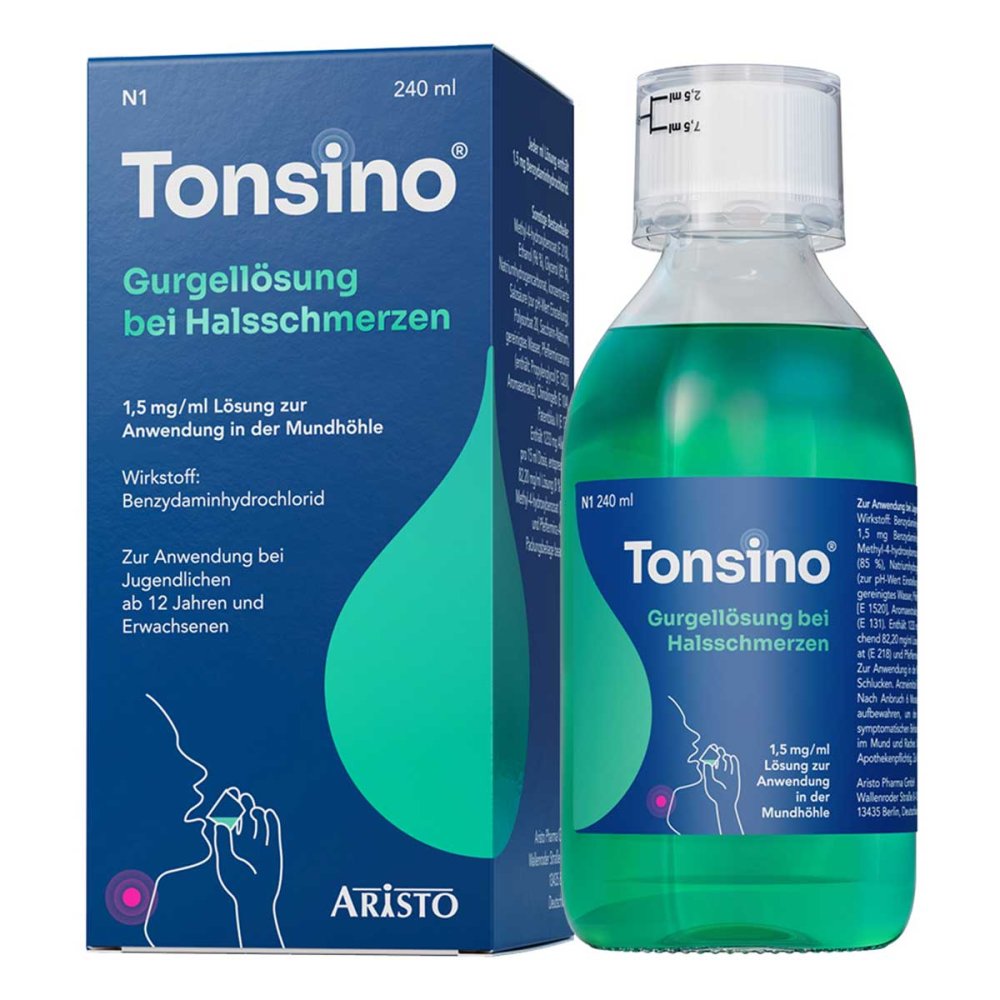 Aristo Pharma GmbH Tonsino® Gurgellösung bei Halsschmerzen 19129995