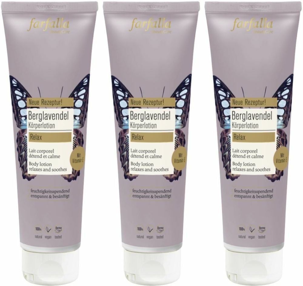 Farfalla Körperlotion Berglavendel 150 ml x3 3x150