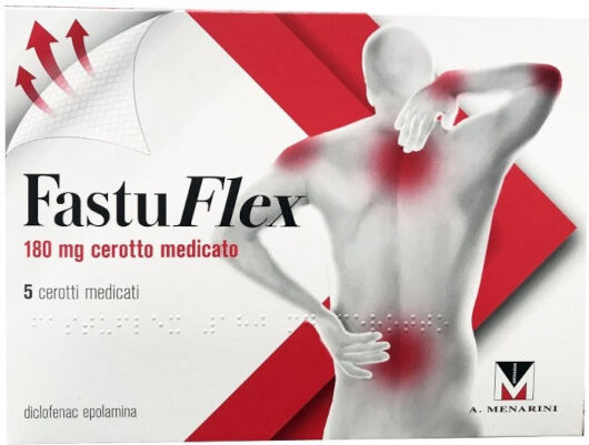 Montefarmaco Fastuflex 5 Cerotti Medicati