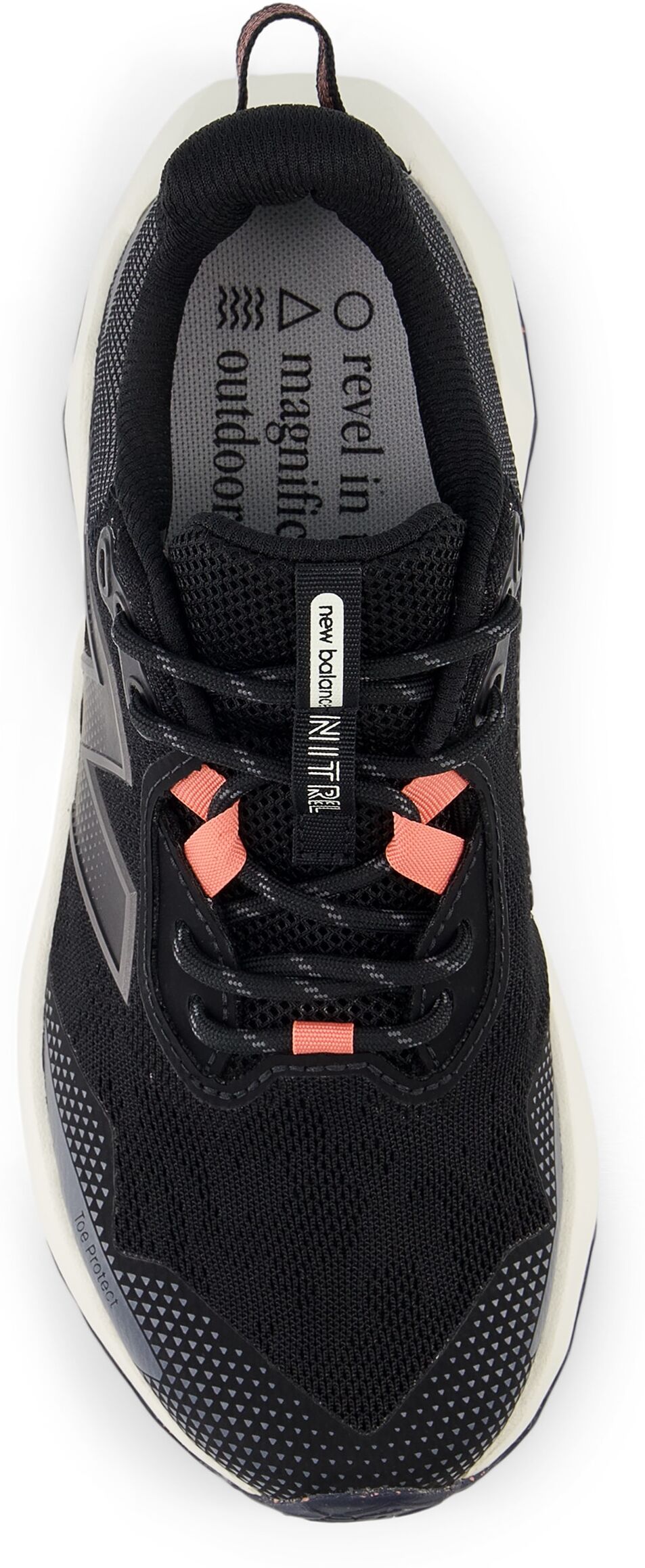 Laufschuh NEW BALANCE "DYNASOFT NITREL V6", Damen, Gr. 40, schwarz, Synthetik, Textil, Schuhe Laufschuh, Trailrunning-Schuhe für leichte Trails schwarz 40