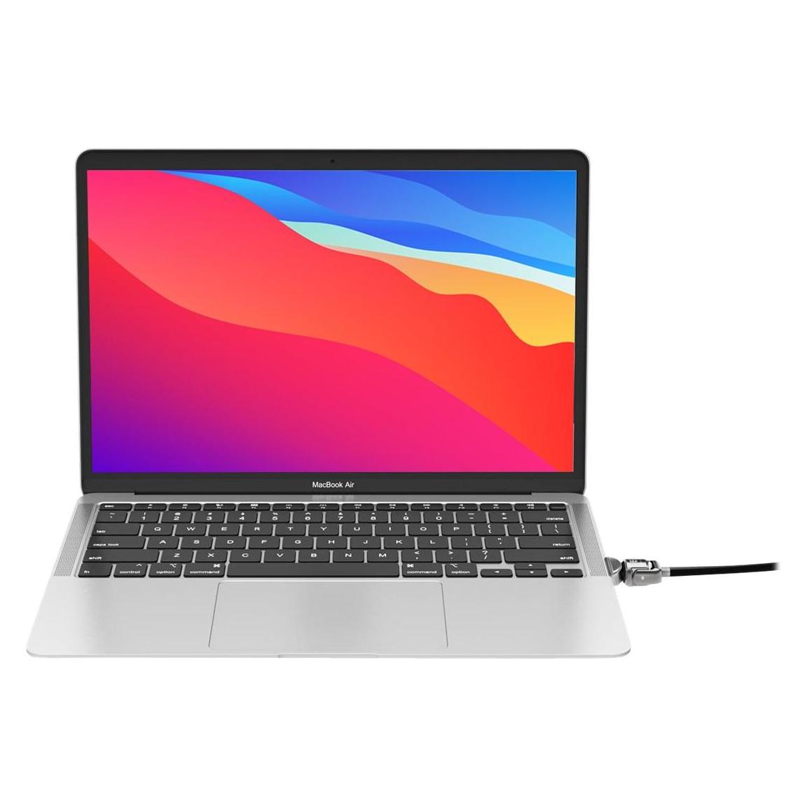 Maclocks Ledge MacBook Air 2020 M1 T-slot Ledge Lock Adapter with Combination Cable Lock (MBALDG03KL)