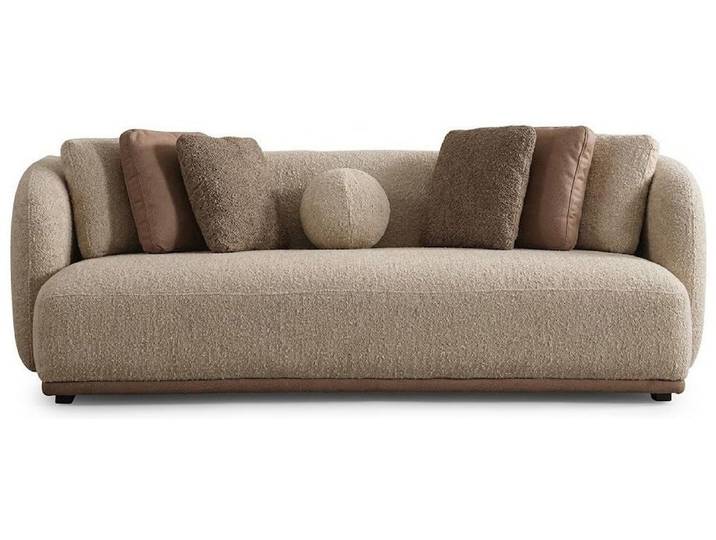 JVmoebel 3-Sitzer 3 Sitzer Sofa Beige Modern Wohnzimmer geräumig komfortabel, 1 Teile