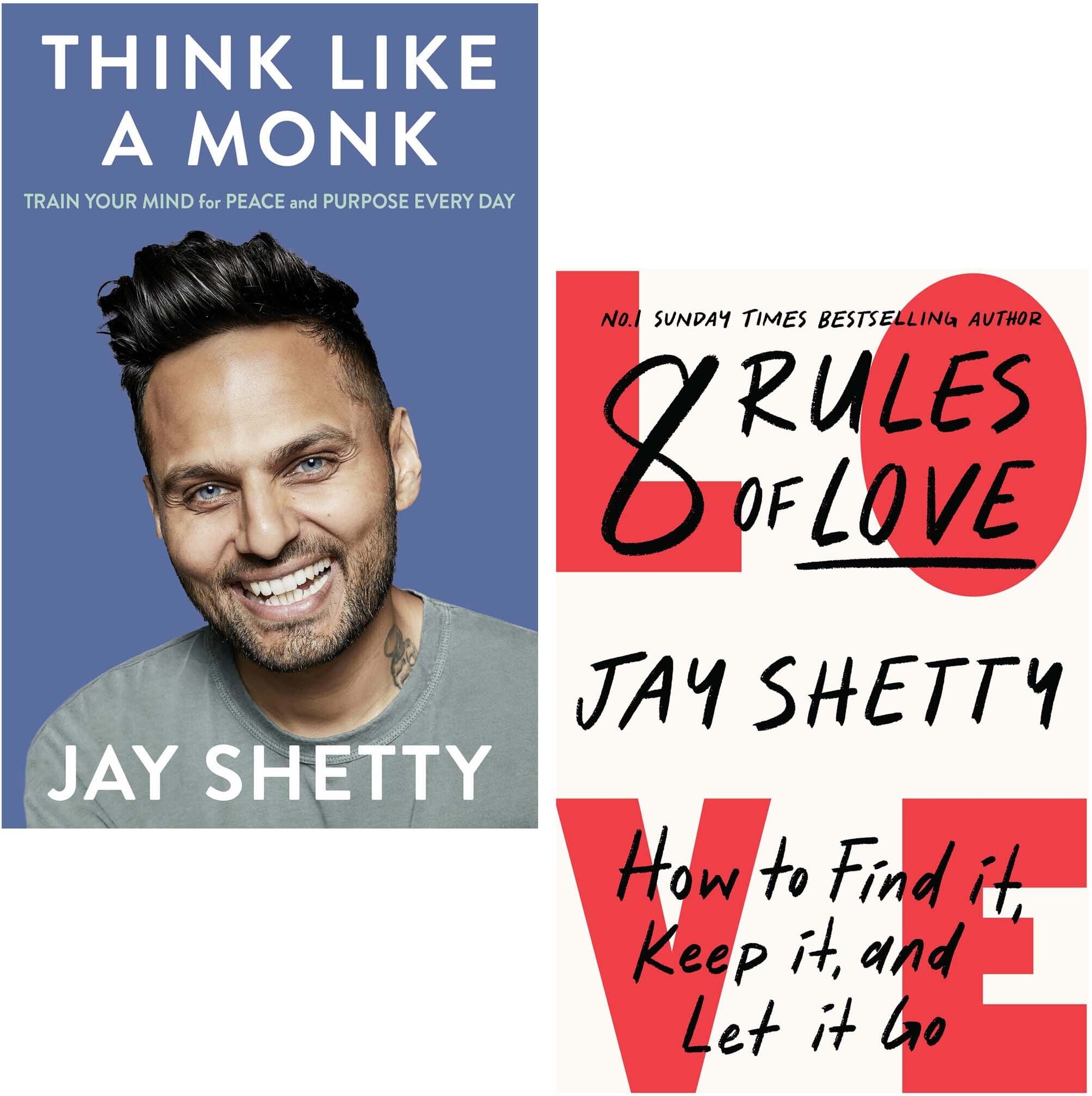Jay Shetty Collection 2 Books Set - Non Fiction - Hardback/Paperback Thorsons