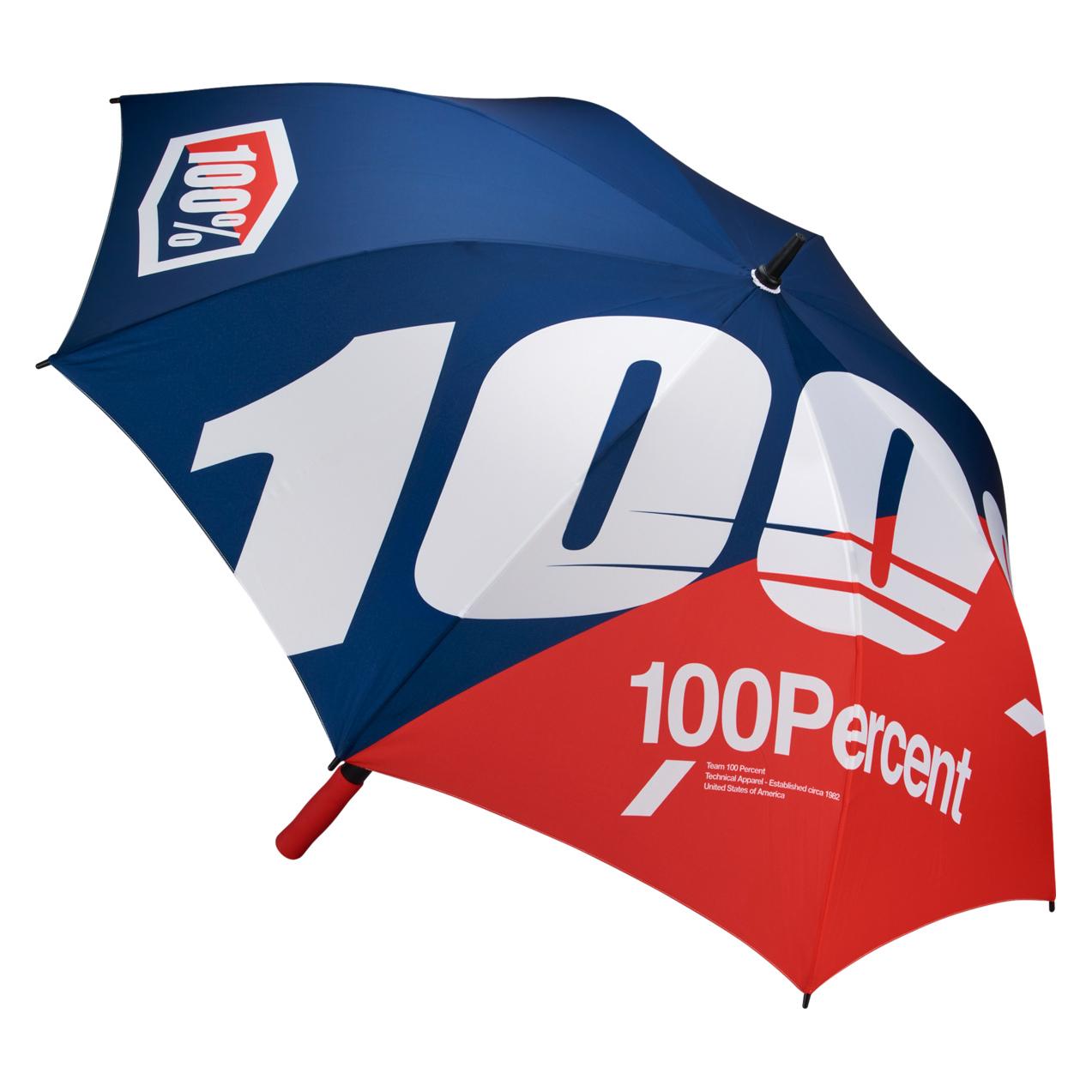 100% Official Umbrella Blue/Red - OS (29006-00000)