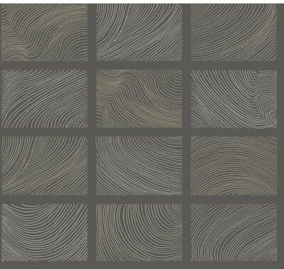 A-Street Prints Bronson Slate Topography Wallpaper