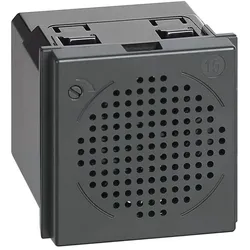 Legrand K4355V12 LivingNow 2-moduliges elektronisches Läutwerk 12V AC mit 3 Melodien