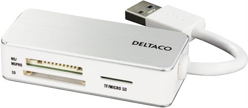 Deltaco USB 3.1 Card Reader - 3-slot UCR-147