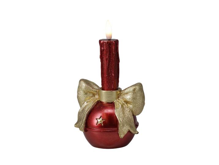 LED Kerze Weihnachten Glocke 14 cm