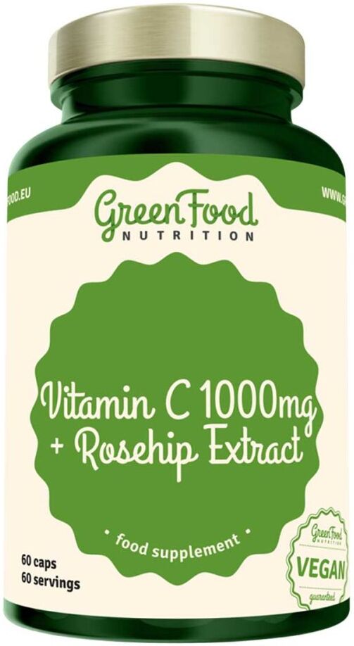 Green Food GreenFood Nutrition Vitamin C1000 + Hagebutten Extrakt 60stk
