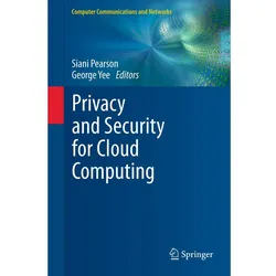Privacy and Security for Cloud Computing, Fachbücher