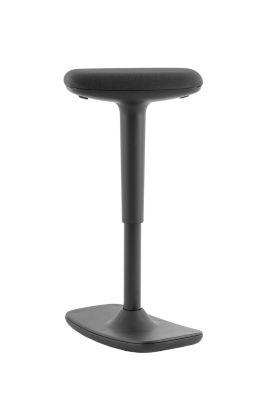 Nowy Styl Stehhocker Timmi, Polyurethanschaum-Polster, Anti-Rutsch, Höhenverstellung, H 515-745 mm, schwarz/anthrazit