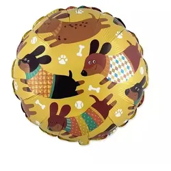 Folienballon mit Dackelmotiv – 22 cm