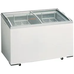 KBS Gastrotechnik Eiscreme Impuls-Tiefkühltruhe D 401 mit Glasschiebedeckel