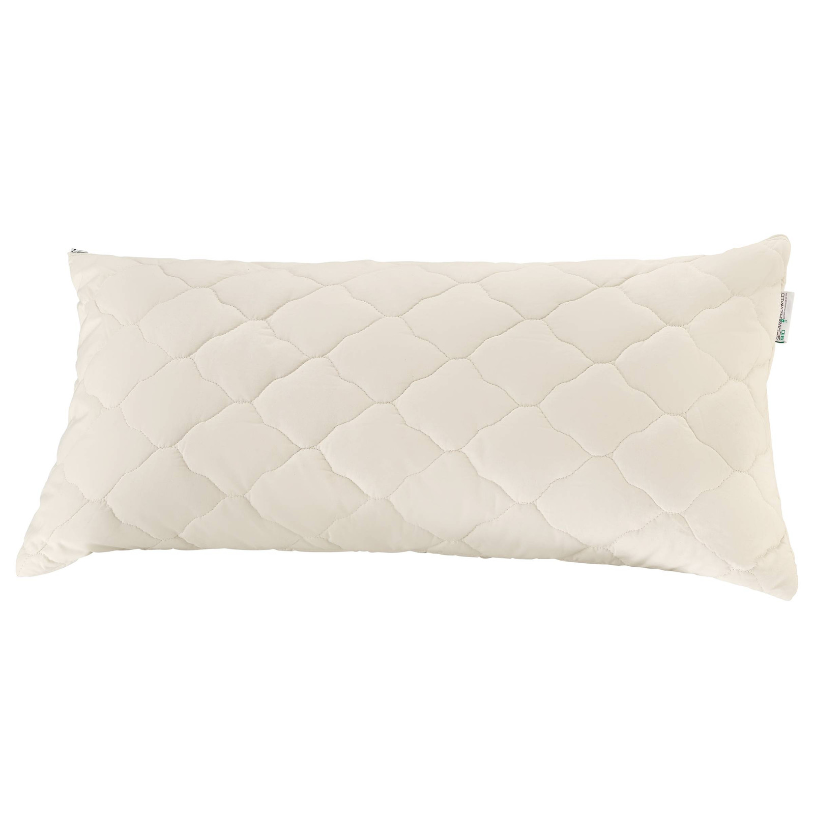 OBB BeRelaxed Natuurkussen Schapenscheerwol met Ritssluiting, Wit/Beige, 60 x 40 cm