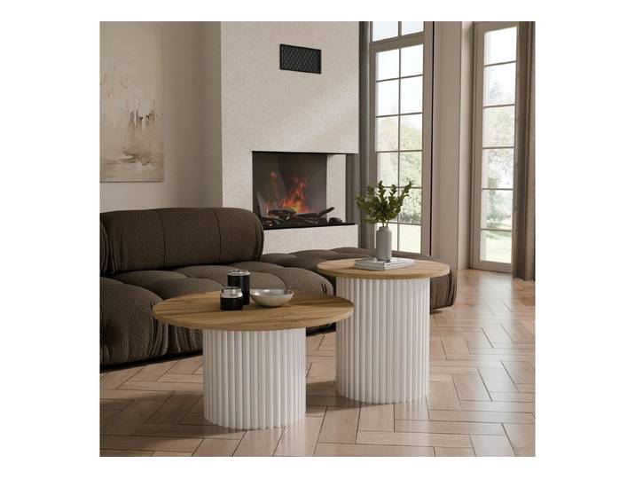 Design Möbel Couchtisch Couchtisch LOMELO 2in1