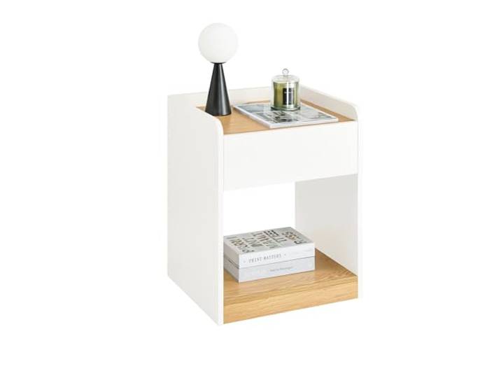 SoBuy Nachttisch mit Kabelmanagement 45x40x55cm