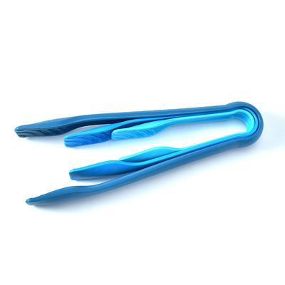 Non slip Cooking Clip BBQ Kitchen Tongs Grill Tools Accessories Grill Kitchen Accessories blue