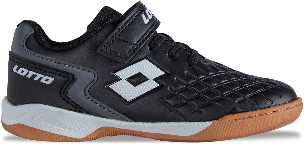 Hallenschuh LOTTO, Jungen, Gr. 28, schwarz (schwarz, dunkelgrau), Synthetik, mehrfarbig, Schuhe Hallenschuh, - auch für den Hallensport