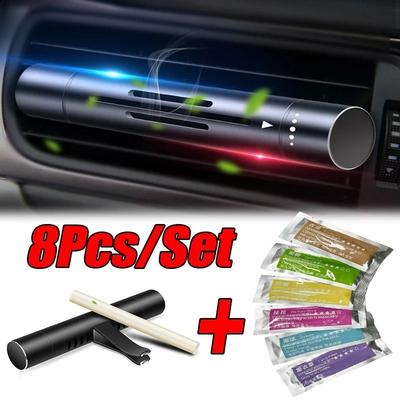 Uplifted Finds Car Air Vent Perfume Clip Set 8Pack Car Air Freshener Aroma Fragrance gold 8 Pcs Set