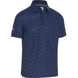 Callaway Polo Painted Chevron Print, navy