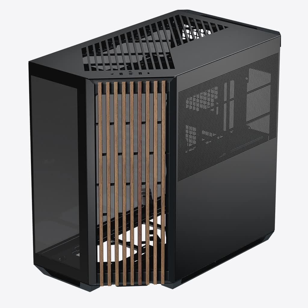 APNX APCM-VI01103.11 Geh Midi Behuizing Wood MicroATX MiniITX Zwart