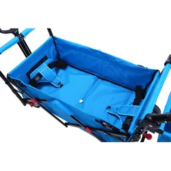 FUXTEC Bollerwagen FX-CT700 mit UV-geschütztem Sonnendach und zusätzlichem Schiebegriff