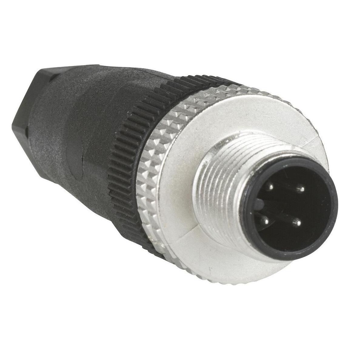 TE Sensors Anschlussstecker M12 4-polig gerade (XZCC12MDM40B)