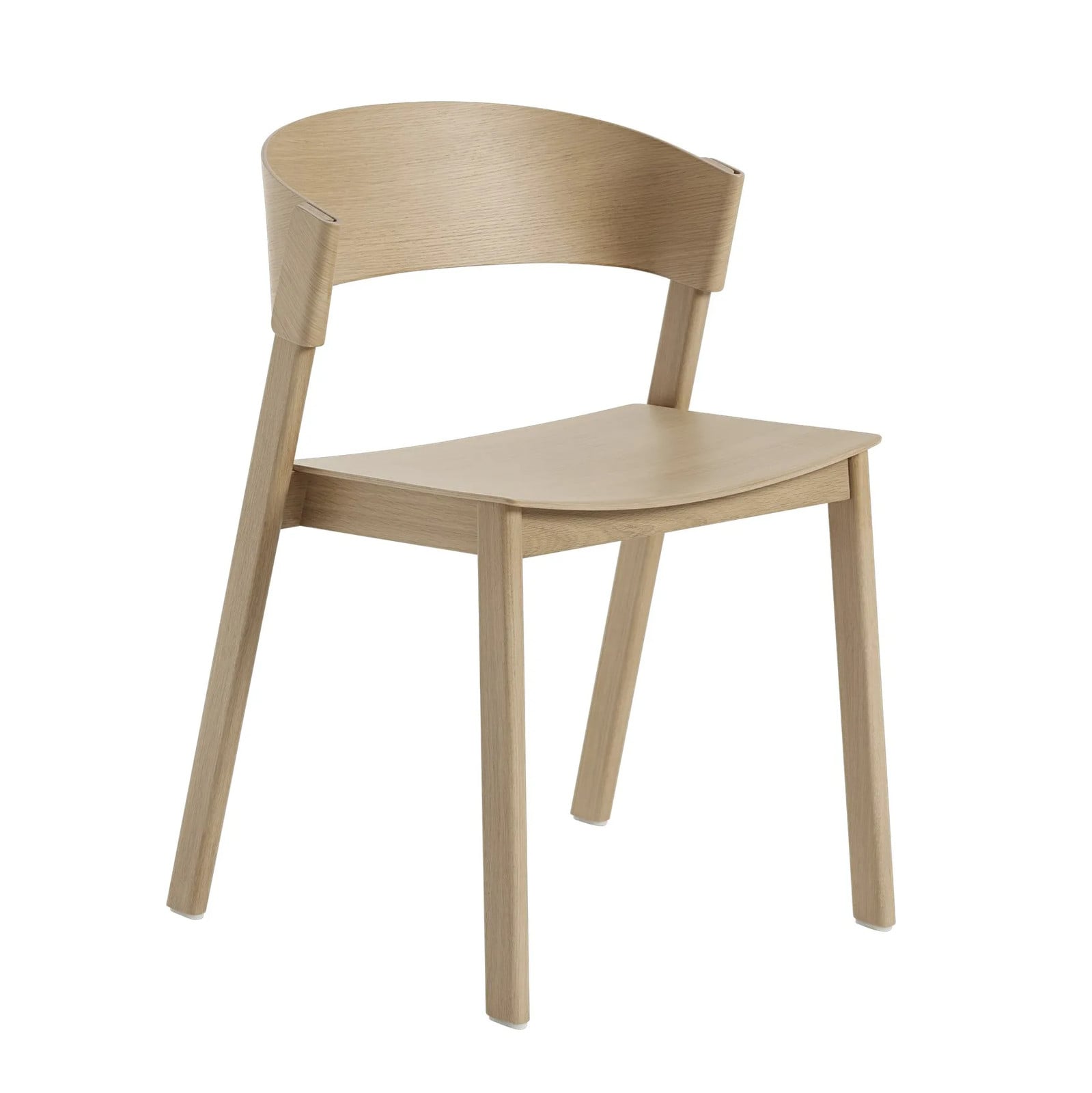 Muuto Cover Side Chair Eikenhout Beige/Bruin