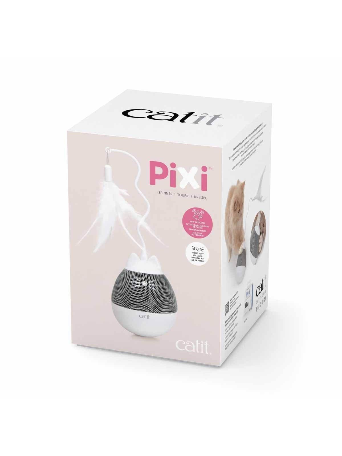 Catit - Pixi Spinner White & Grey - (787.0180)